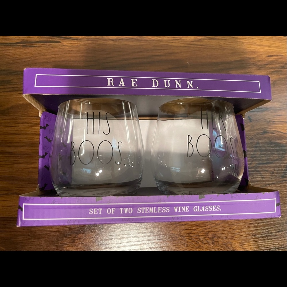 Rae Dunn Wine Glasses